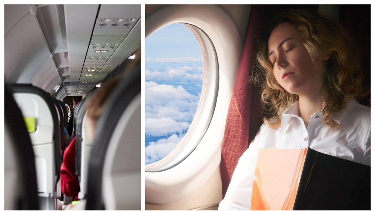 Man ska inte alltid sova ombord på flyget.